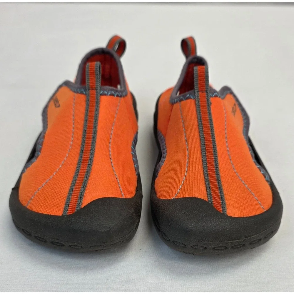 Speedo Kids Orange Grey Water Shoes Swim Pool Beach Shoes Size L 9/10